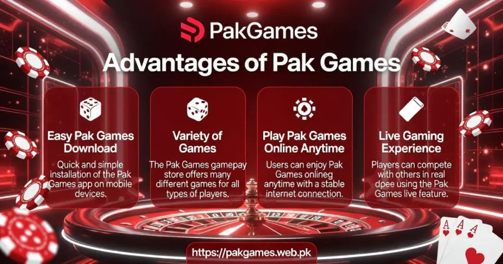 PakGames Advantages